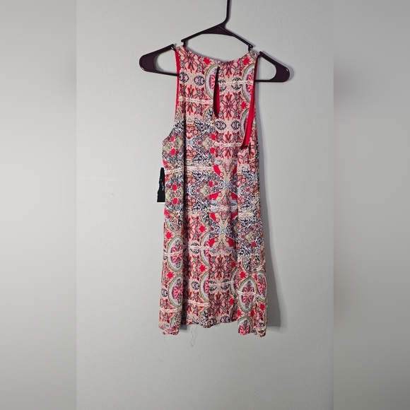 Lulus Design Major Red Print Swing Dress - Picture 4 of 10